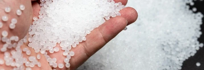 Nahaufnahme von Polymeren